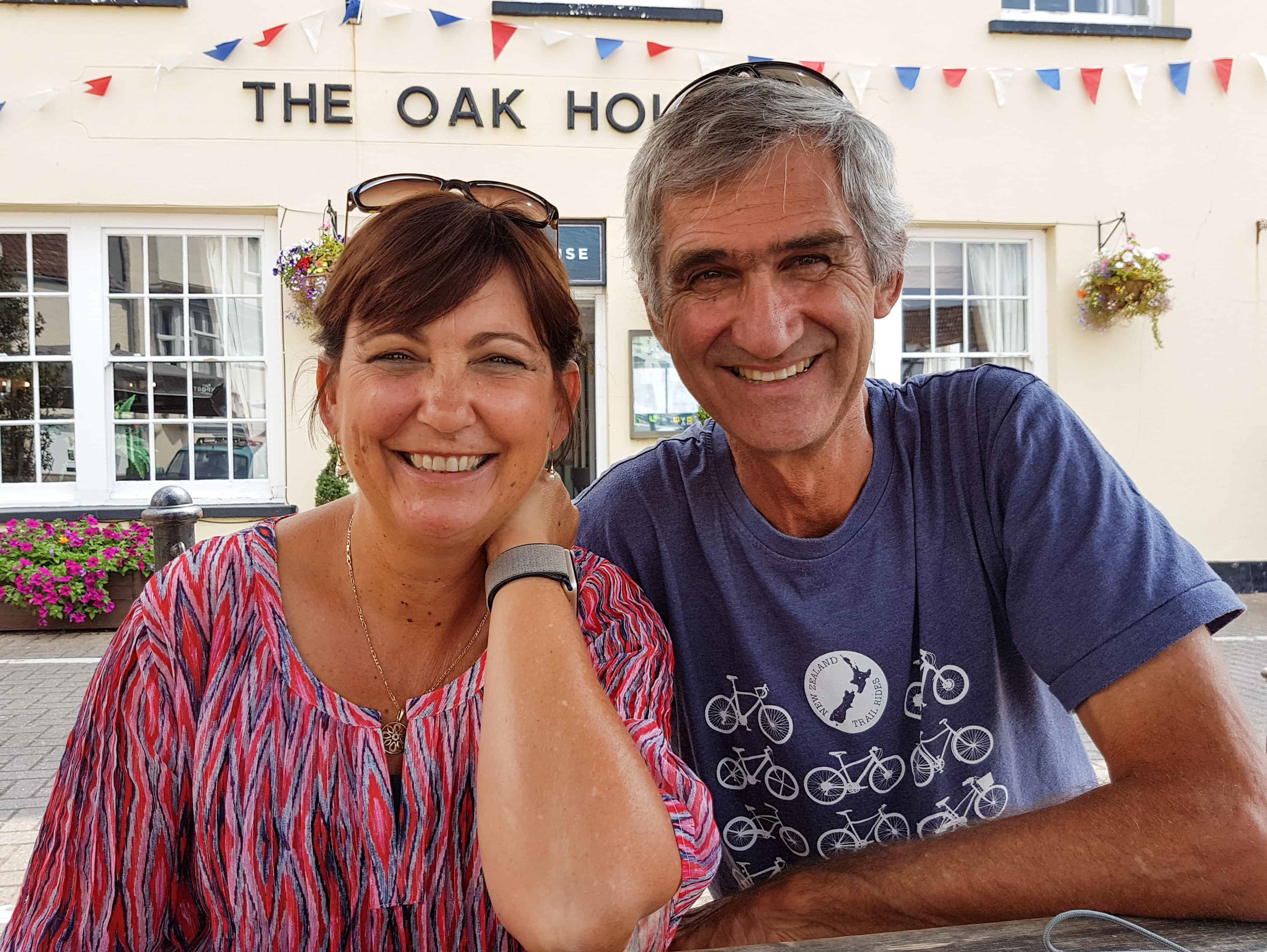 Deb & Grant meet up in Axbridge