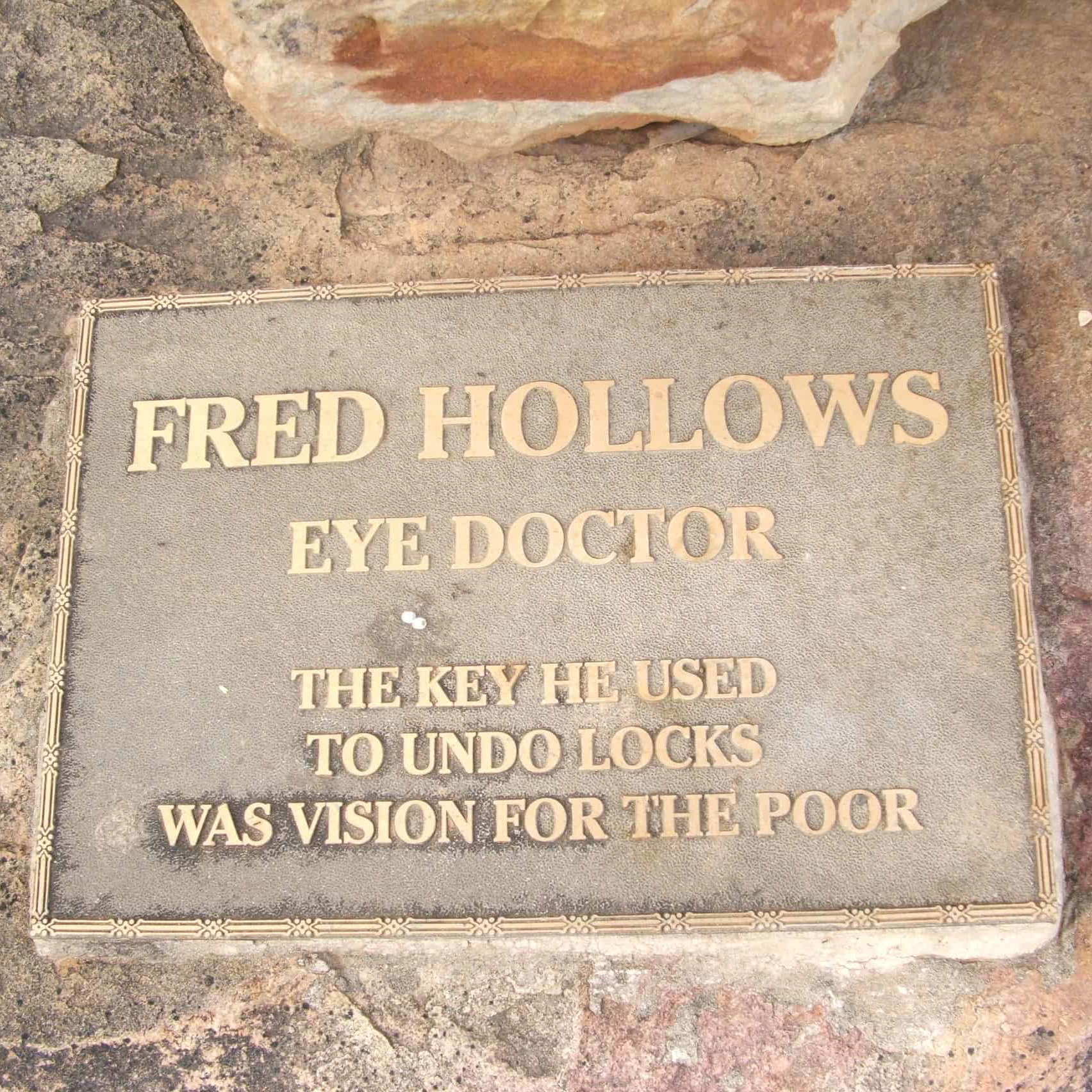 Fred Hollows gravesite